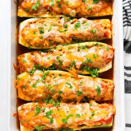 Zucchini baked with tomatoes and cheese — recipe