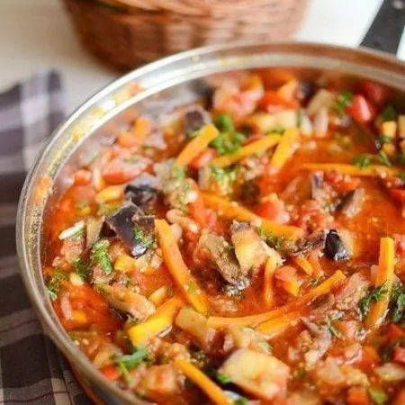 Eggplant saute — recipe