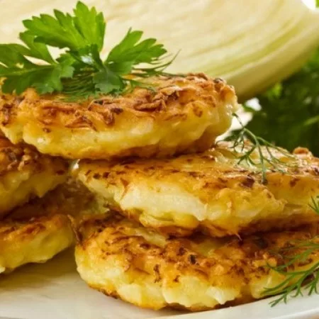 Cabbage fritters — recipe